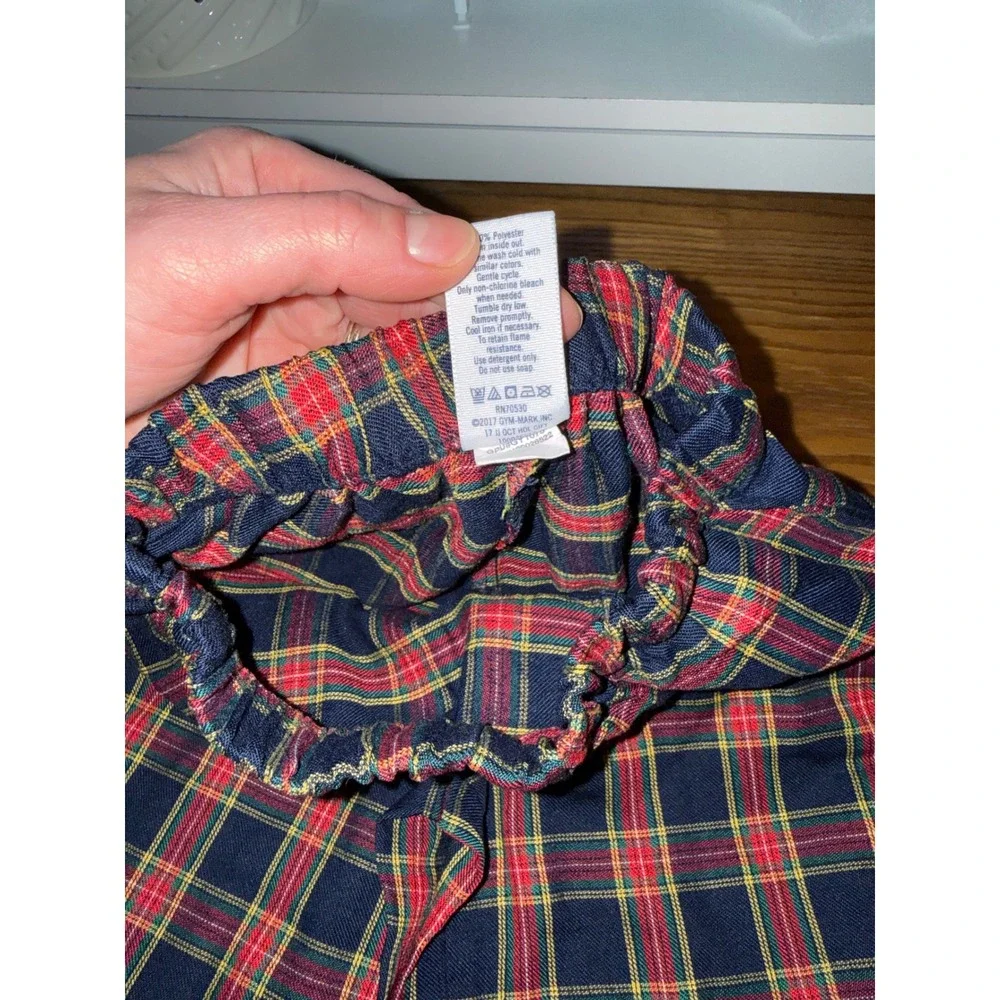 Janie and Jack‎ Kids Plaid Pajama Pants Size 5 Flame Resistant Sleepwear